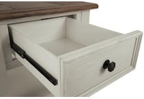 two tone occasional tables   