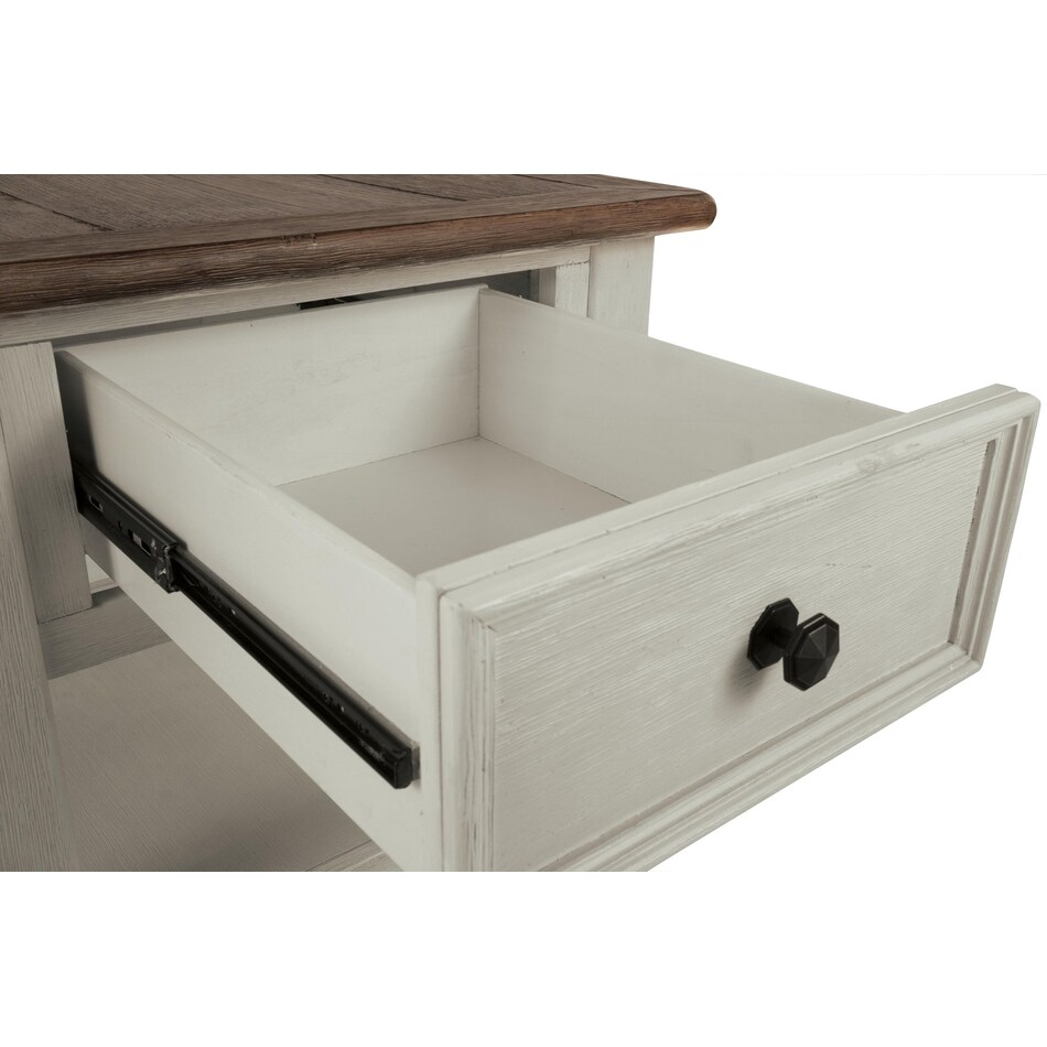 two tone occasional tables   