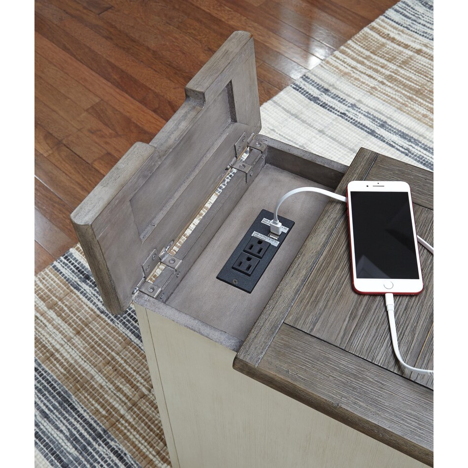 two tone occasional tables   