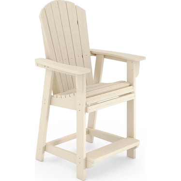 Outdoor Adirondack Counter Stool