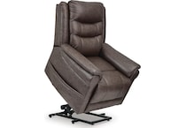 umber fabric recliners   