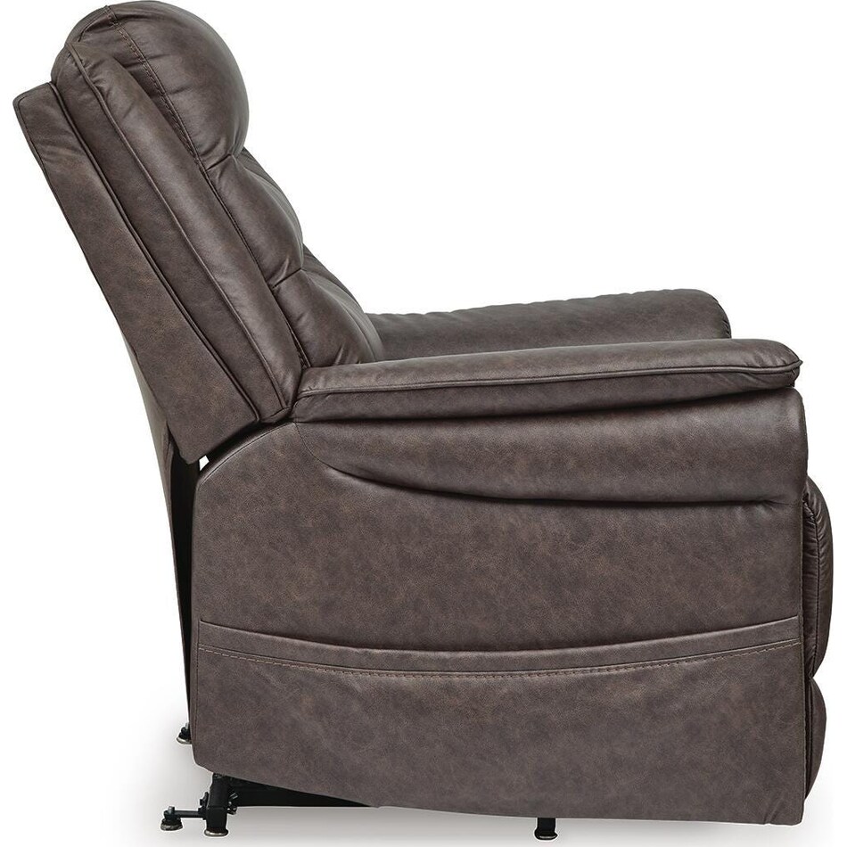 umber fabric recliners   