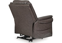umber fabric recliners   