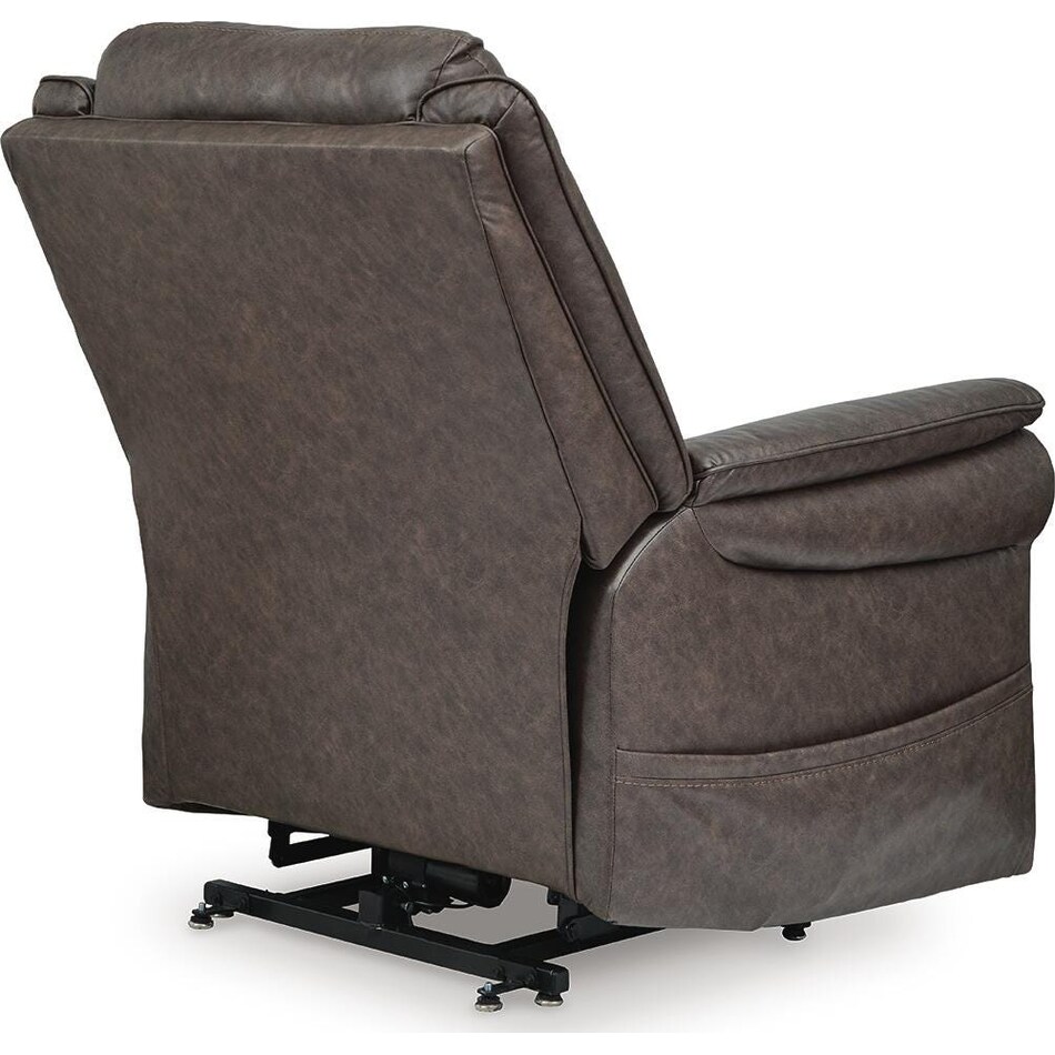 umber fabric recliners   