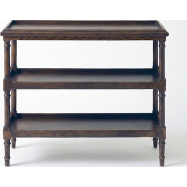 3 Shelf Console Table