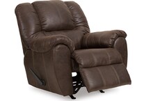 walnut fabric recliners   