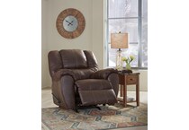 walnut fabric recliners   