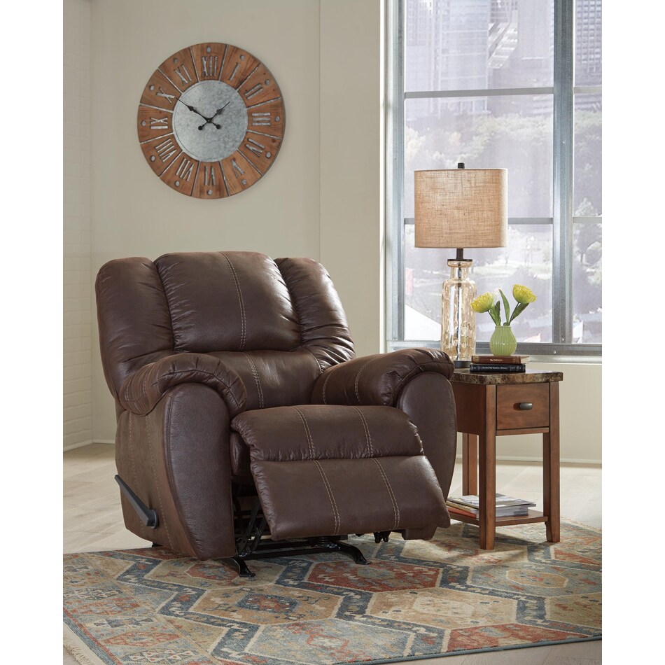 walnut fabric recliners   