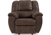walnut fabric recliners   