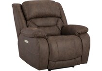 walnut fabric recliners   