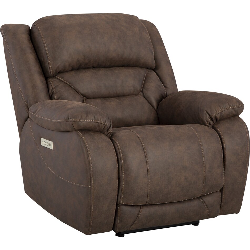 walnut fabric recliners   