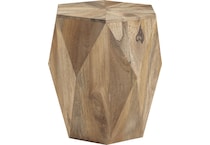 warm brown natural wood grain finish occasional tables   
