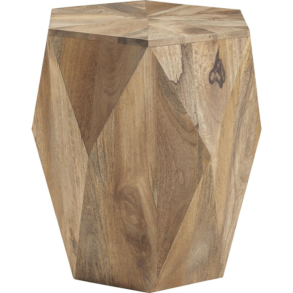 warm brown natural wood grain finish occasional tables   