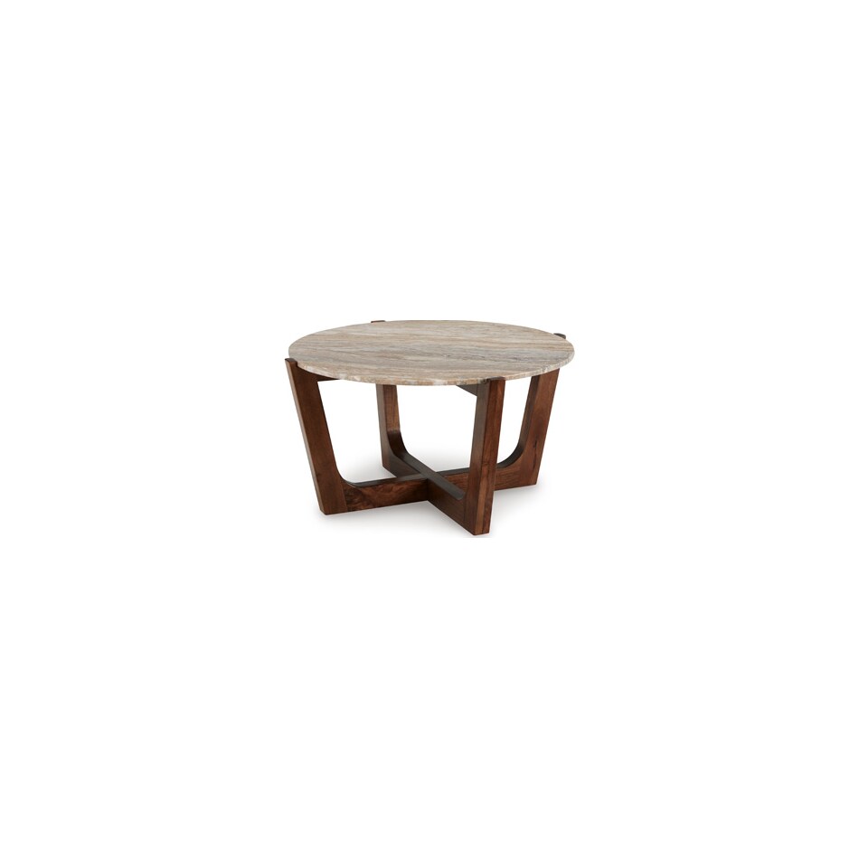 warm brown occasional tables   