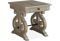weathered bronze occasional tables   