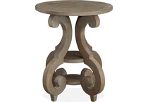 weathered bronze occasional tables   