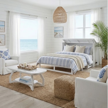 Queen Cabinet Bed