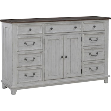 2 Door 9 Drawer Dresser