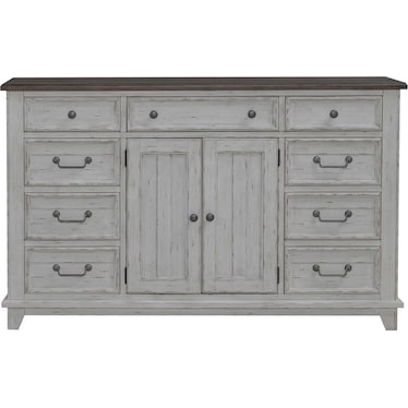2 Door 9 Drawer Dresser