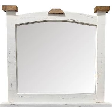 Mirror - White Distressed