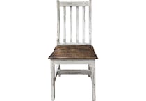 white distressed dinettes   