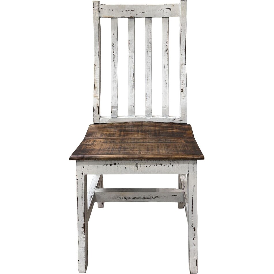white distressed dinettes   
