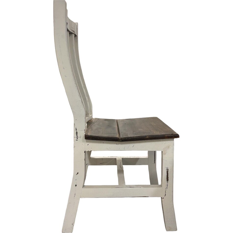 white distressed dinettes   