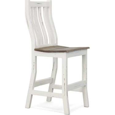 26" Barstool - White