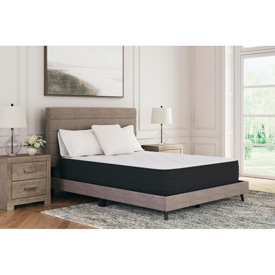 white bedding   