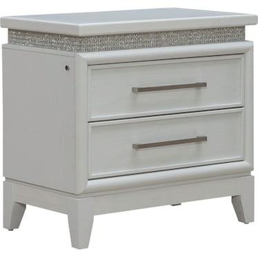 Nightstand w/ Lights and Charging Station