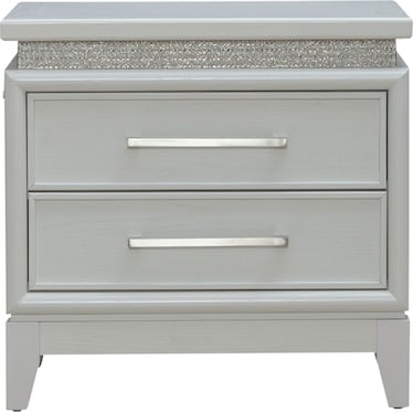 Nightstand w/ Lights and Charging Station