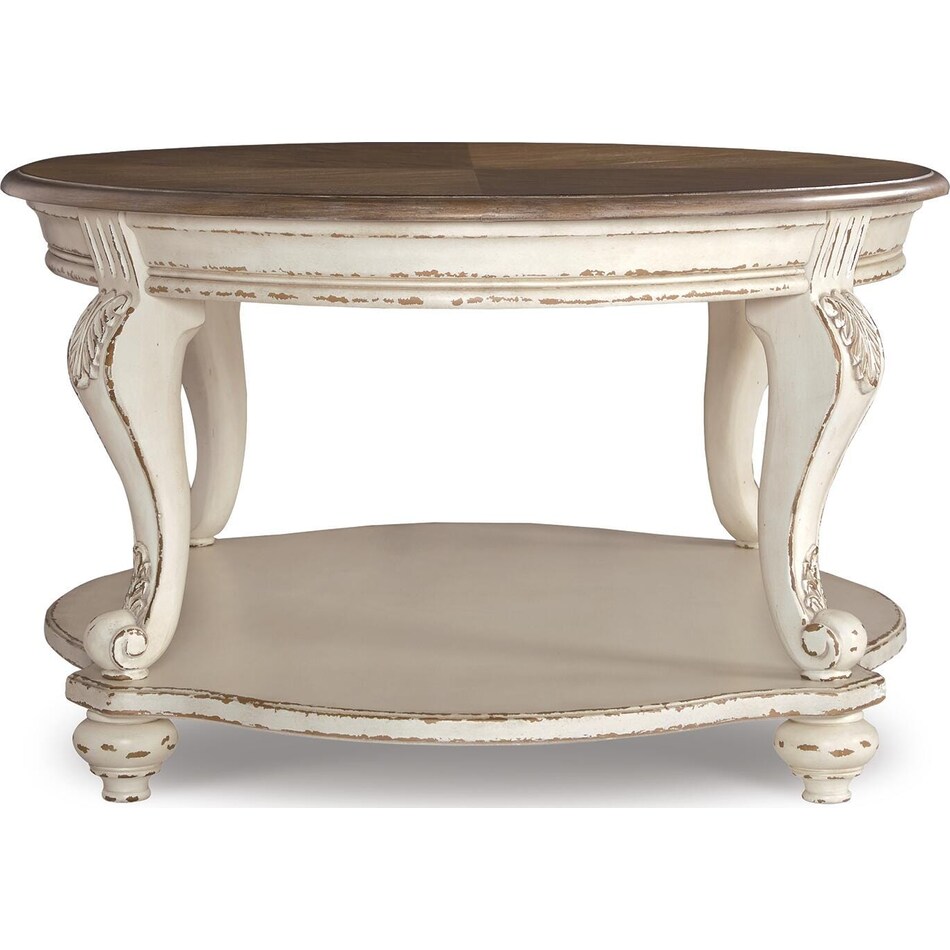 white brown occasional tables   