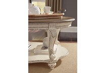 white brown occasional tables   