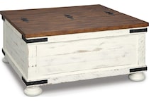 white brown occasional tables   