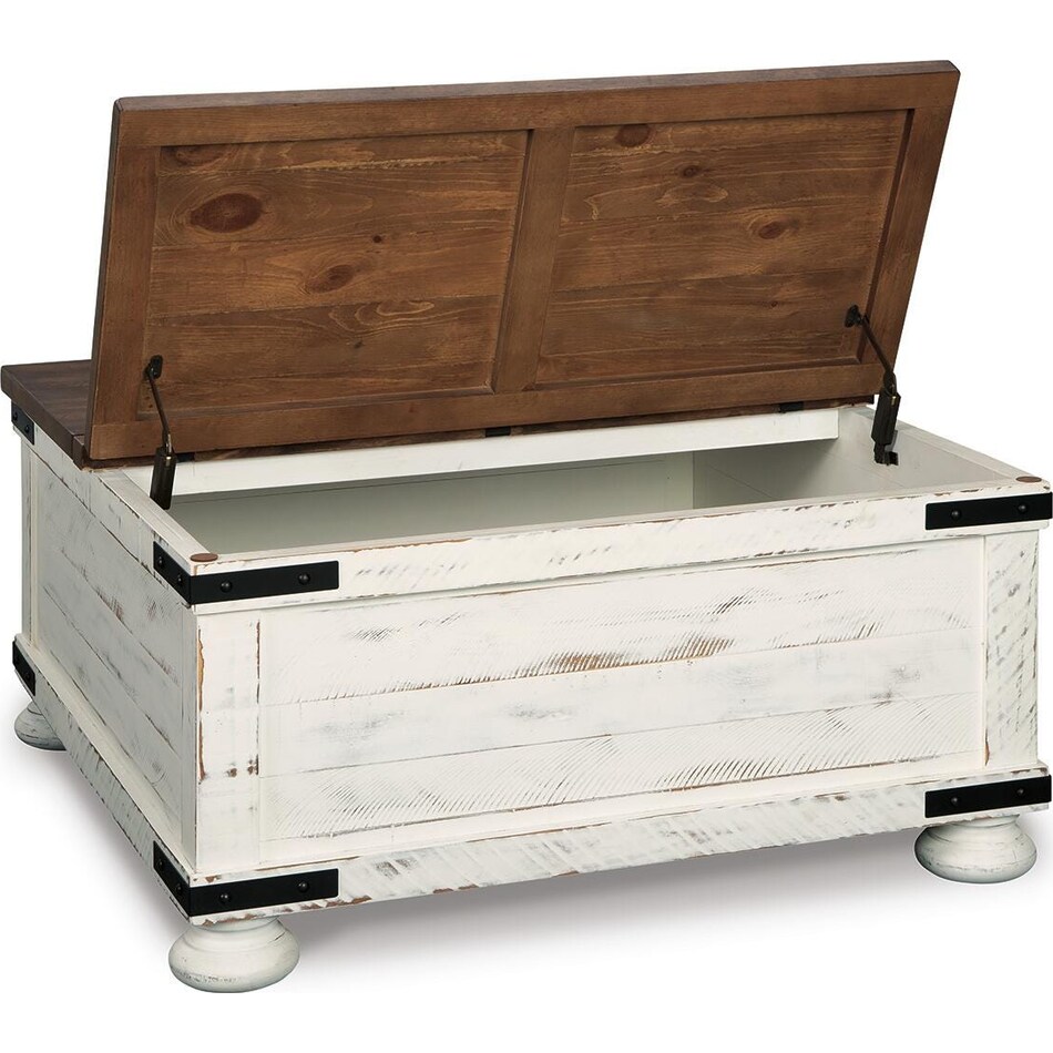 white brown occasional tables   
