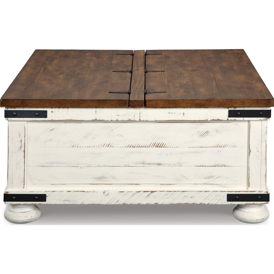 white brown occasional tables   