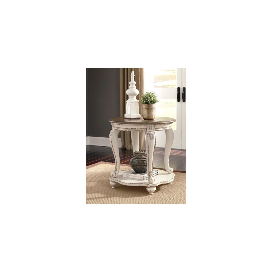 white brown occasional tables   