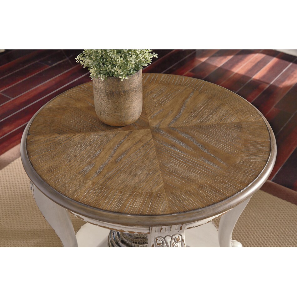 white brown occasional tables   