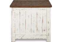 white brown occasional tables   