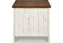 white brown occasional tables   