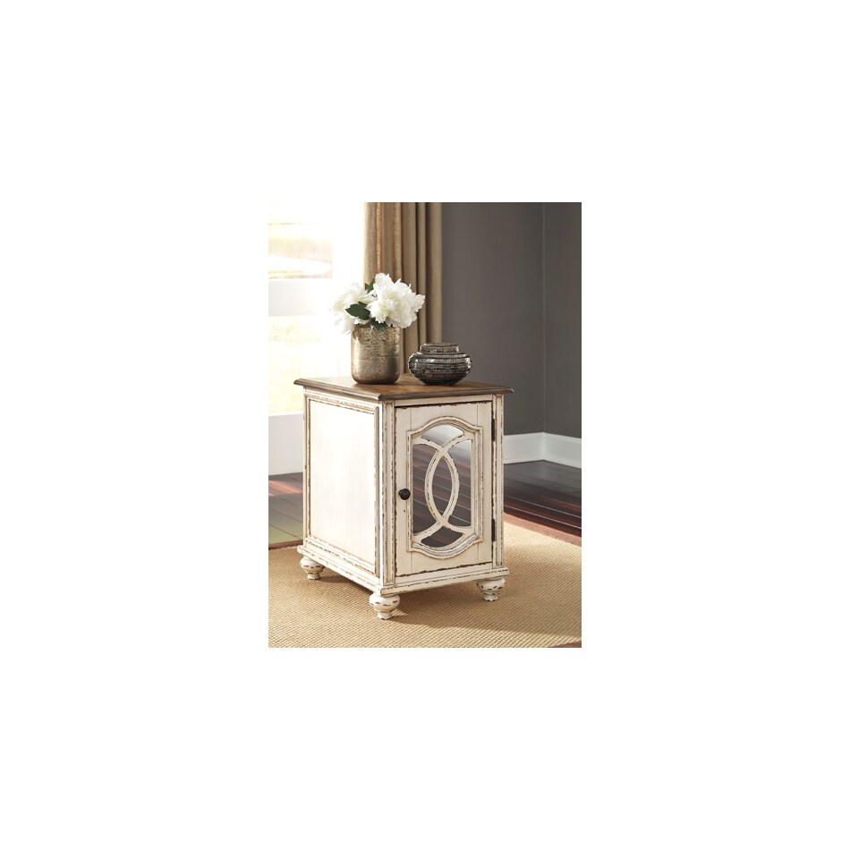 white brown occasional tables   