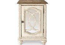 white brown occasional tables   