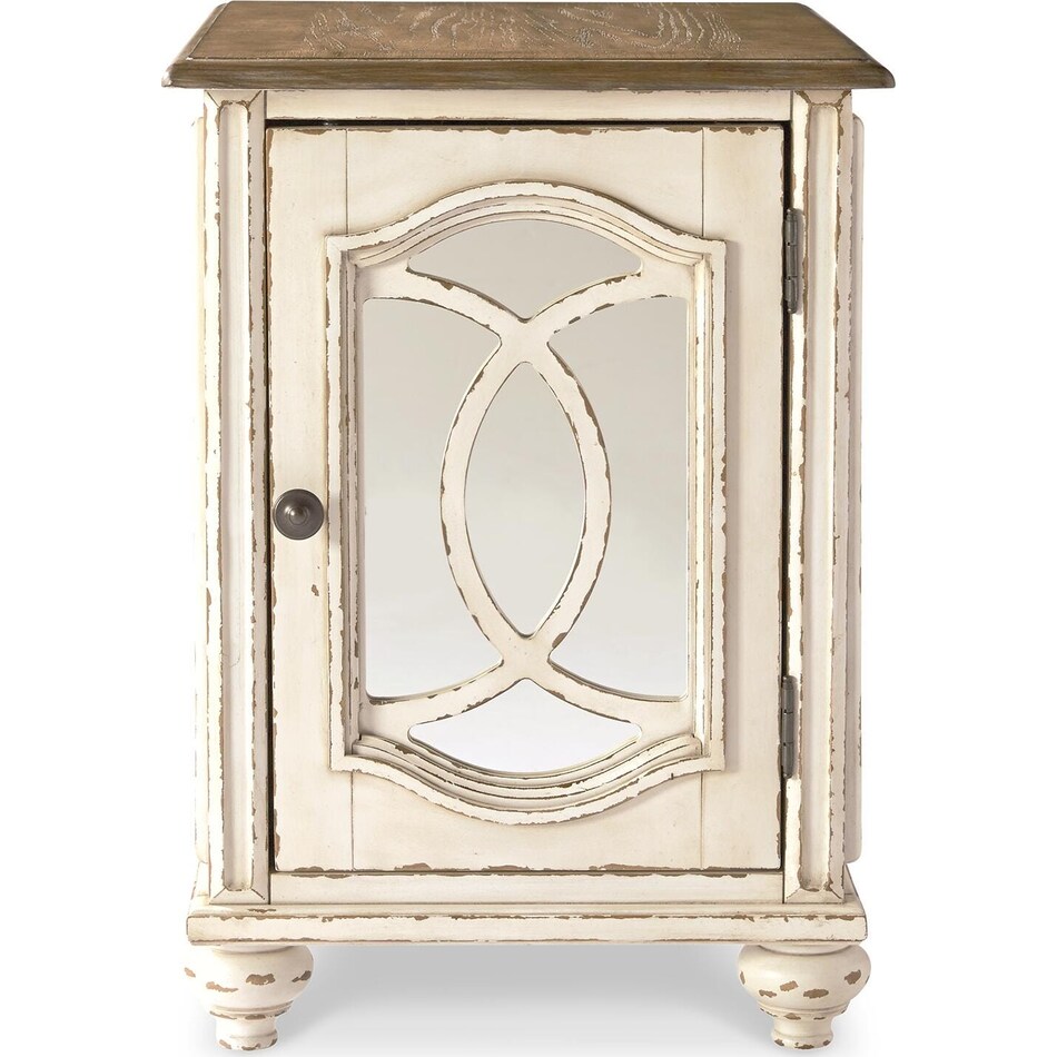 white brown occasional tables   