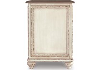 white brown occasional tables   