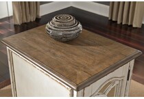 white brown occasional tables   