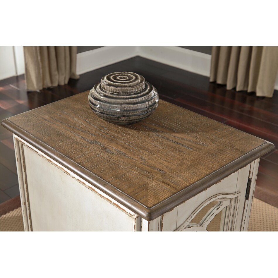 white brown occasional tables   