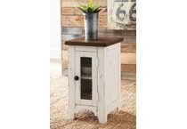white brown occasional tables   