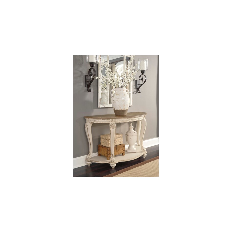 white brown occasional tables   