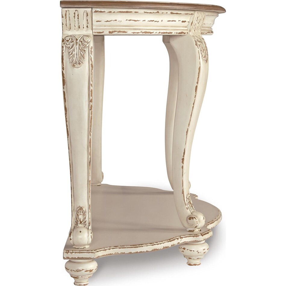 white brown occasional tables   