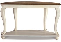 white brown occasional tables   